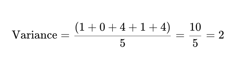 Find the Mean of the Squared Differences